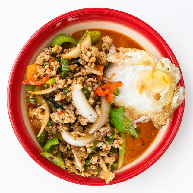 Pad Kra Pow (Basil).