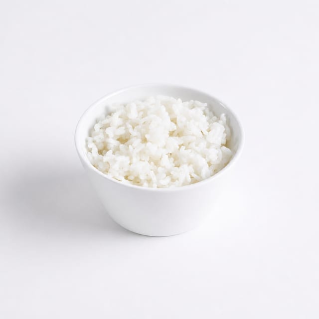 Steamed Rice.