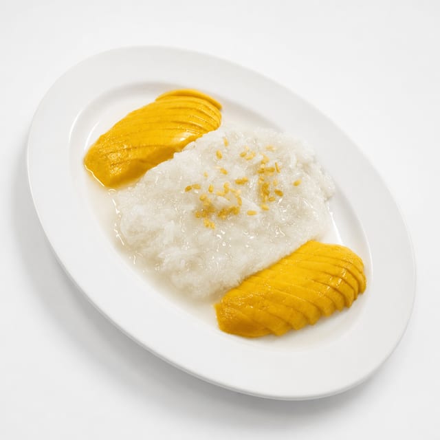 Sweet Sticky Rice with Mango.